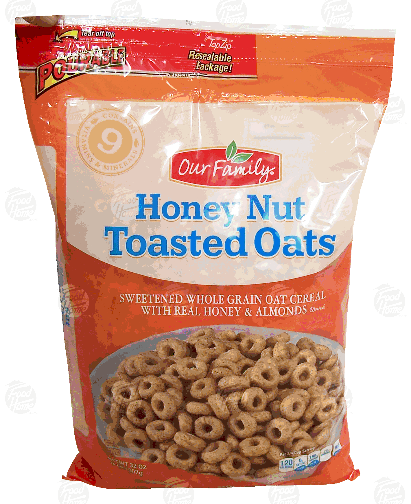 Our Family  honey nut toasted oats & almonds Full-Size Picture